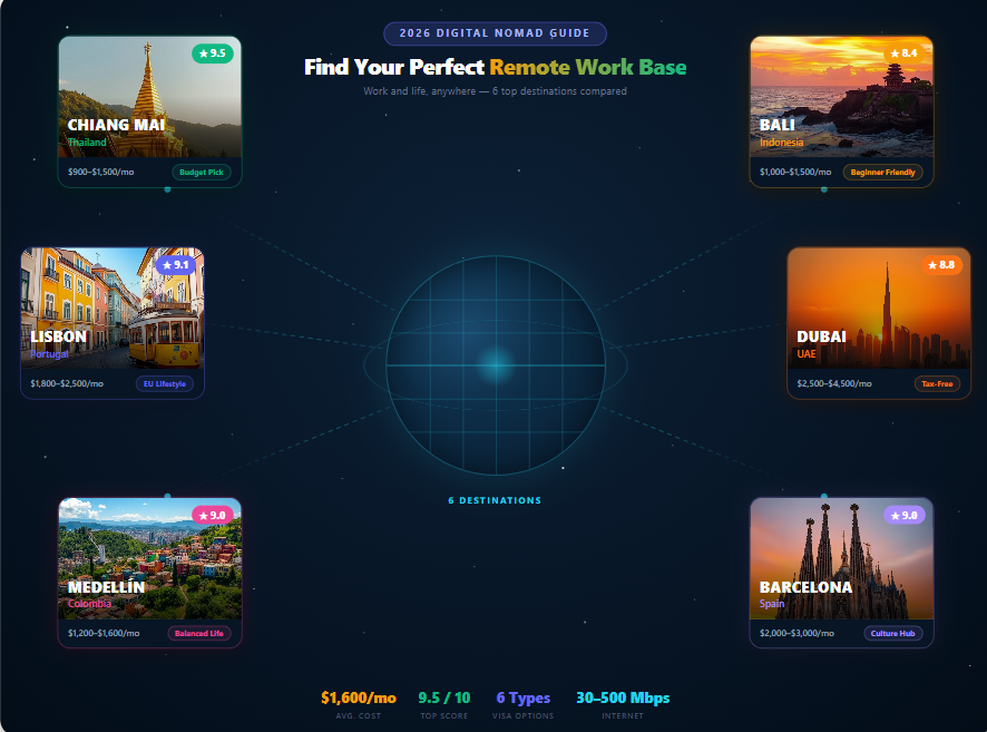 find your perfect remote work base
